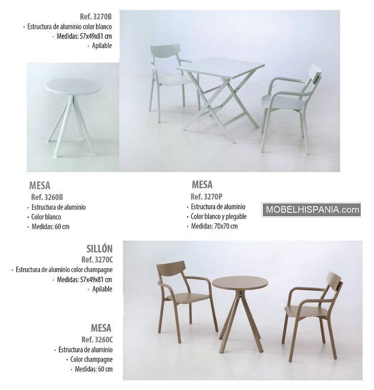 3270C sillon aluminio