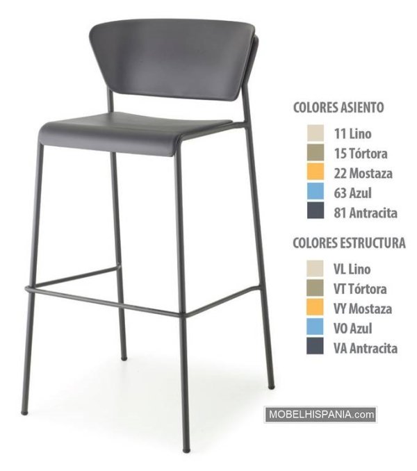 2867 taburetes antracita