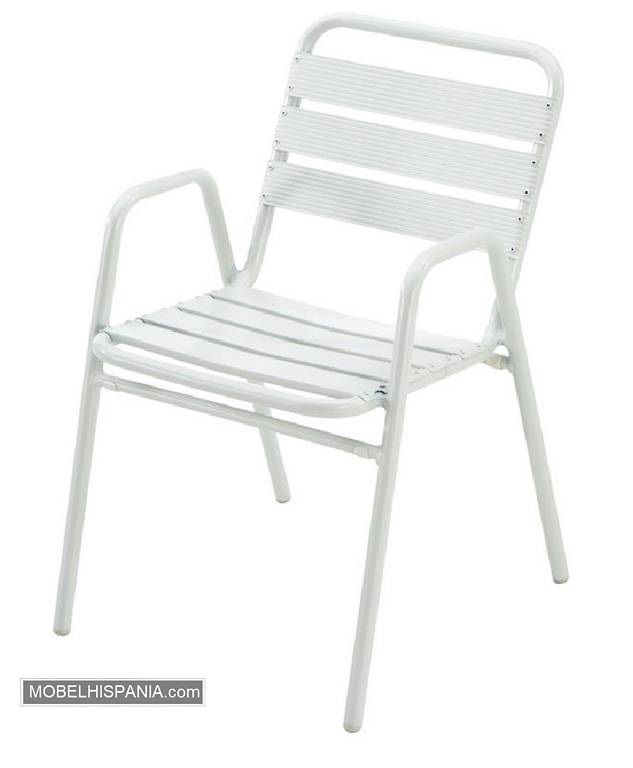 1120A sillon aluminio blanco 1