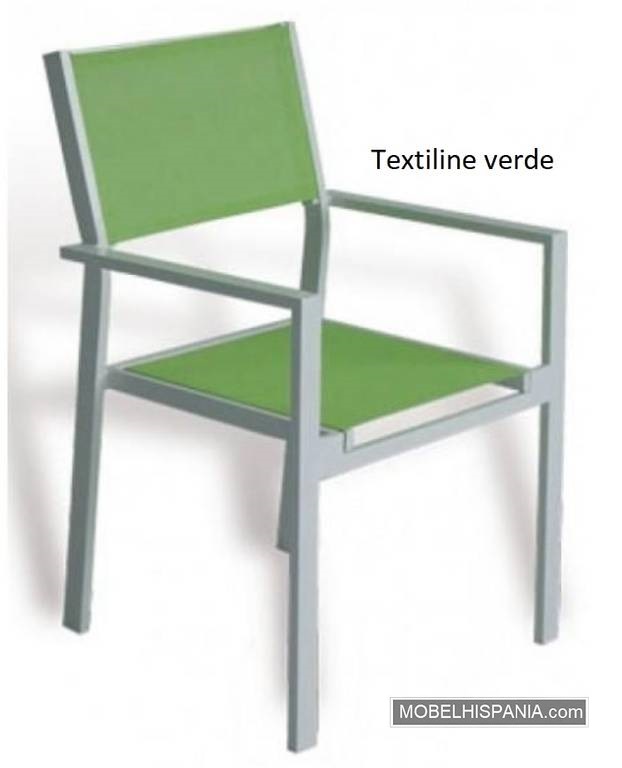 6323 sillon alu verde