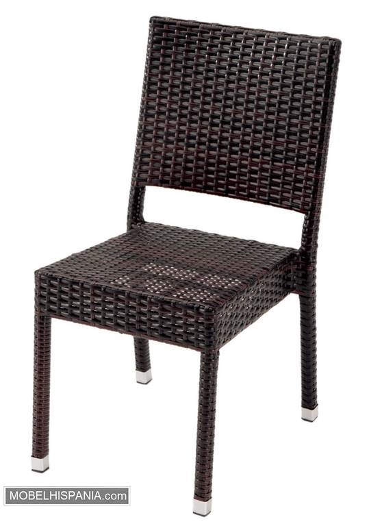 6352S-Silla-rattan-chocolate 6352S Silla rattan chocolate