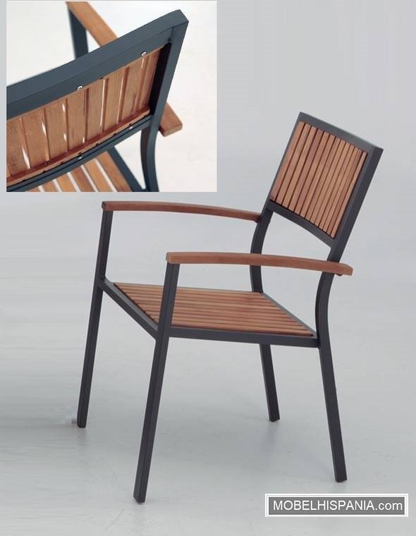 8722 sillon teka aluminio antracita 1