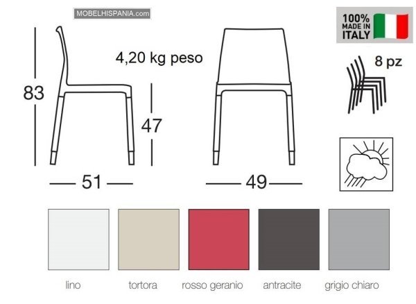 2638 Silla lino 2