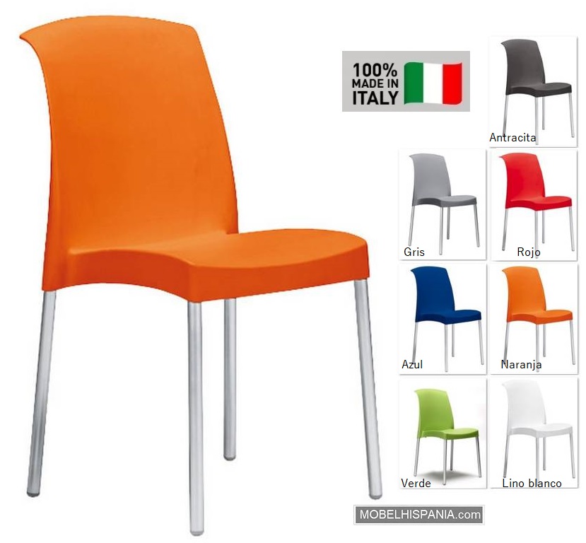 2075 silla naranja w