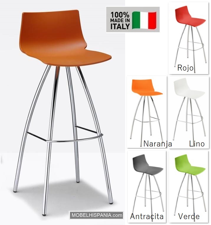 2305 taburete naranja w