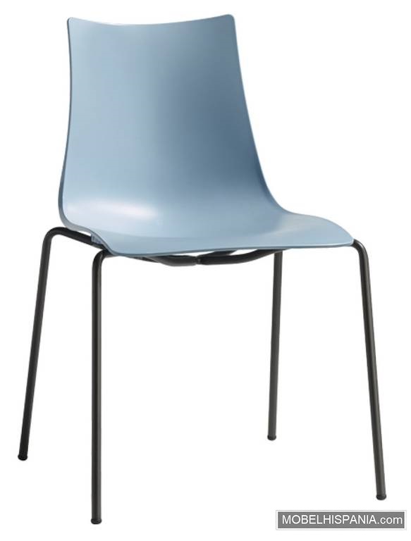 2615 silla pintada azul