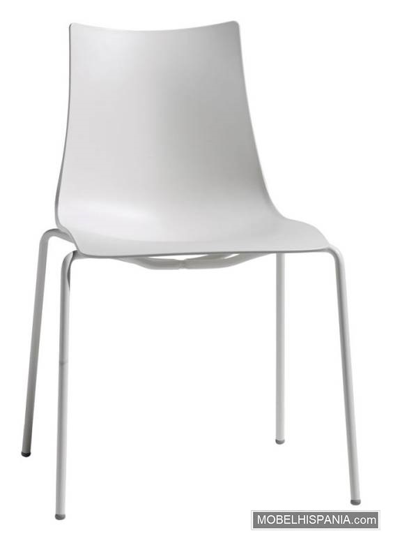 2615 silla pintada blanca
