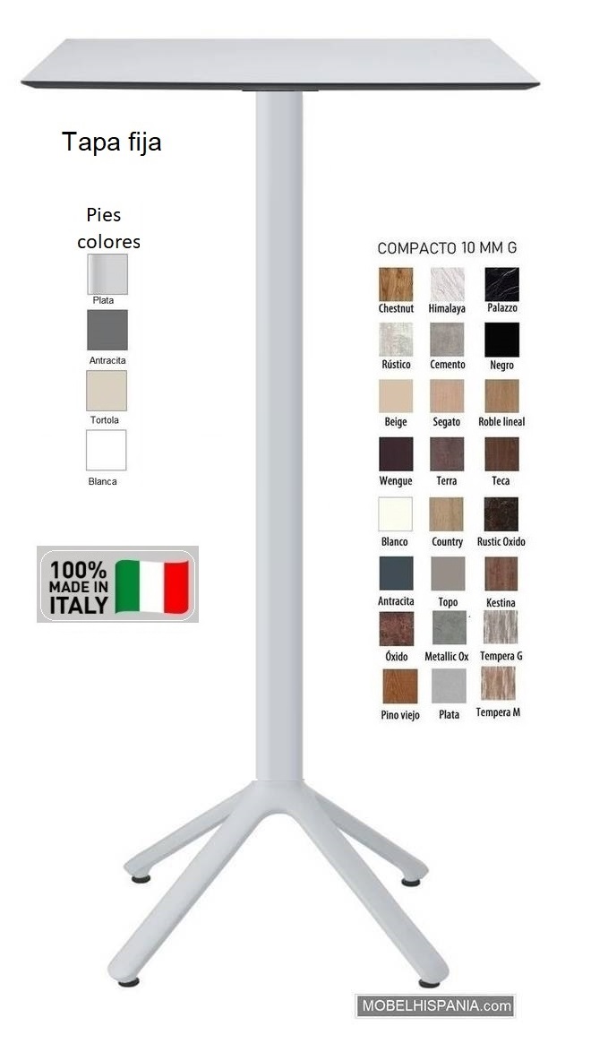 5065-Mesa-alta-fija-blanca 5065 Mesa alta fija blanca