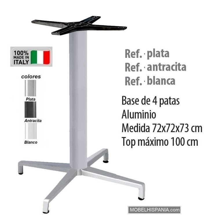 5110-pie-aluminio-plata 5110 pie aluminio plata