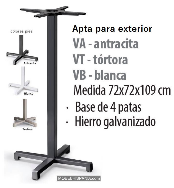 5095-pie-alto-metalico-antracita-1 5095 pie alto metalico antracita 1