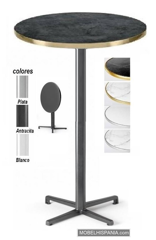 5165-pie-alto-antracita-aro 5165 pie alto antracita aro