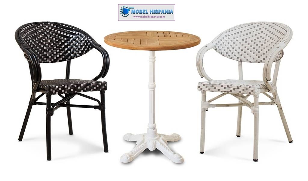 alba sillon alu rattan