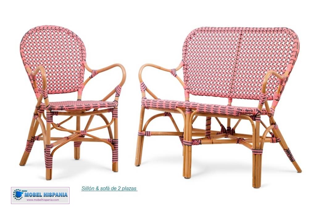 ROMA Sillon aluminio rattan.5