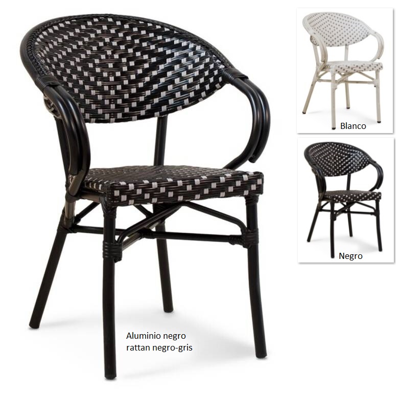 alba sillon alu rattan6 1