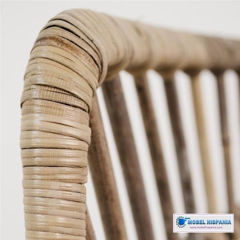 PERALI Silla rattan metal 4