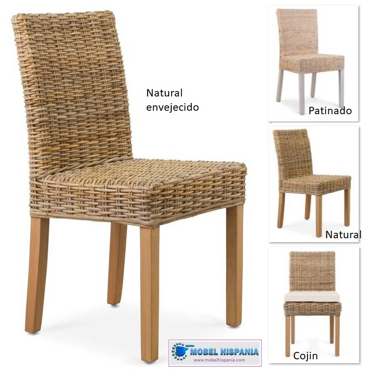 VICTORIA silla naturalw