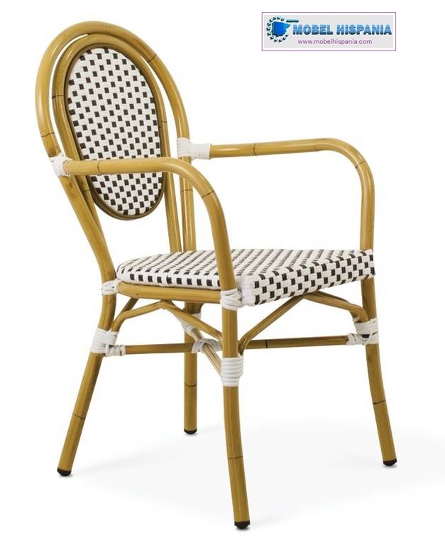 DANTES sillon aluminio bambu1