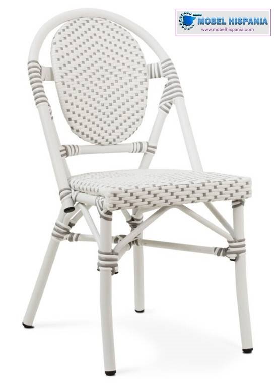 RIVA silla blanca gris