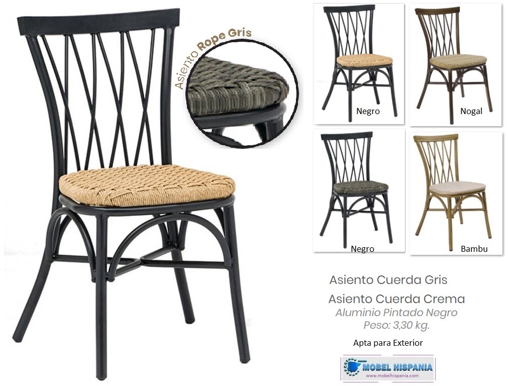 168-silla-negra-cuerda-crema-w 168 silla negra cuerda crema w