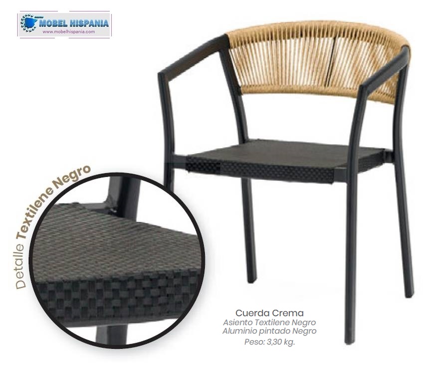 3900 sillon aluminio cuerda