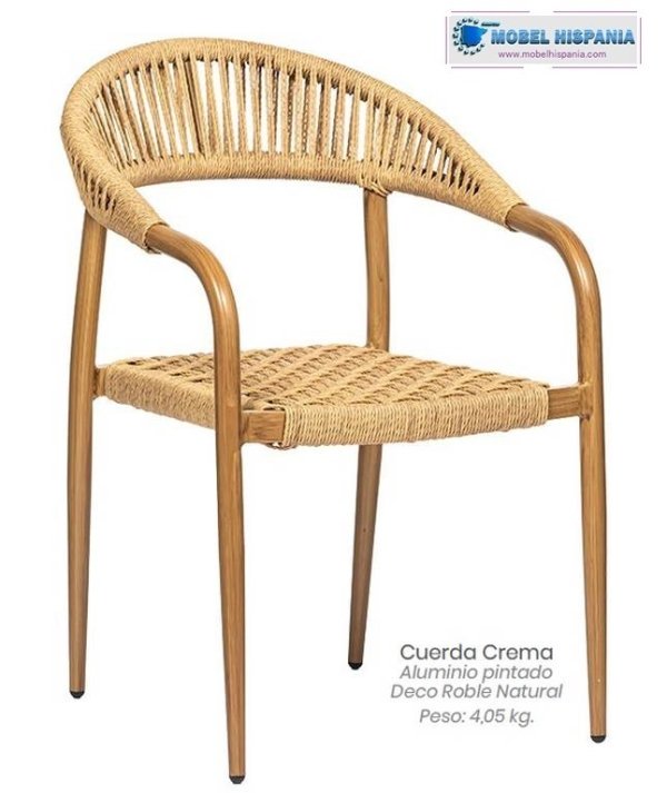 3600 Sillon roble cuerda