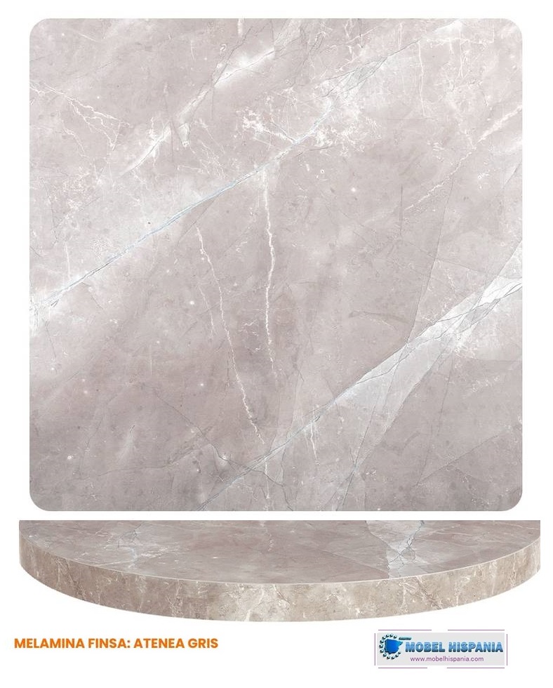 melamina atenea gris