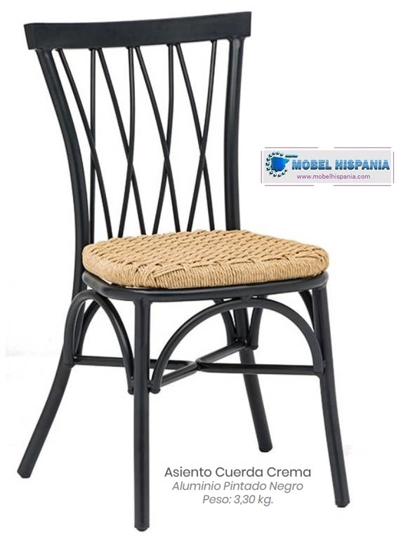 168-silla-negra-cuerda-crema 168 silla negra cuerda crema