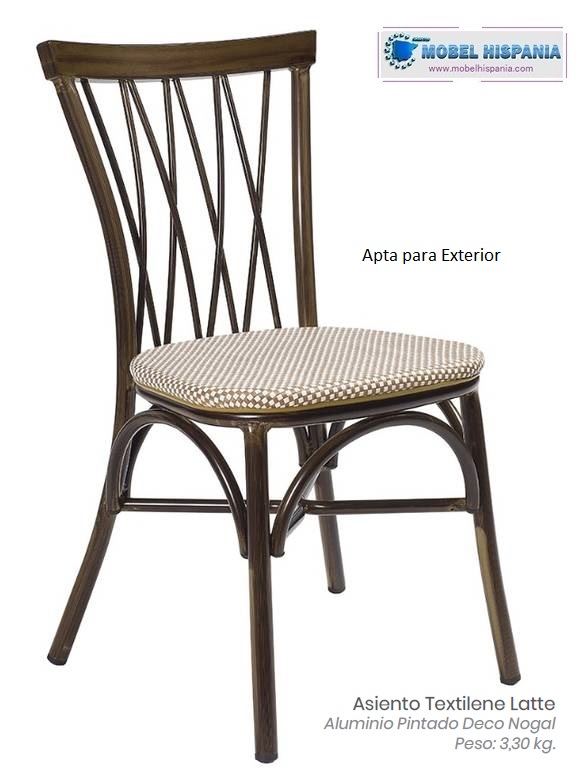 168-silla-nogal-latte 168 silla nogal latte