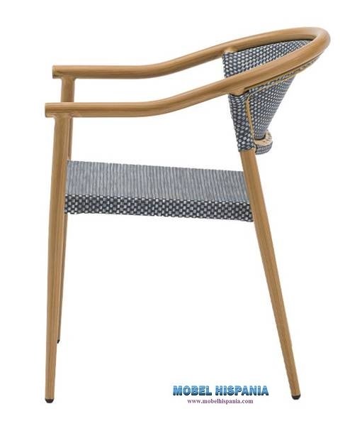 2800 sillon deco Roble Natural textilene mekong2