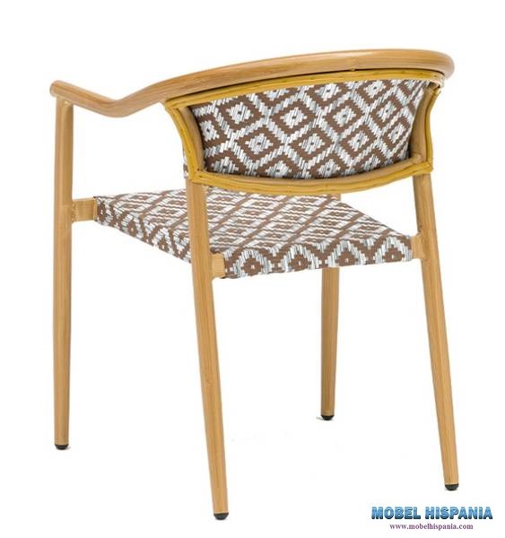 2800 sillon deco Roble Natural textilene mekong3