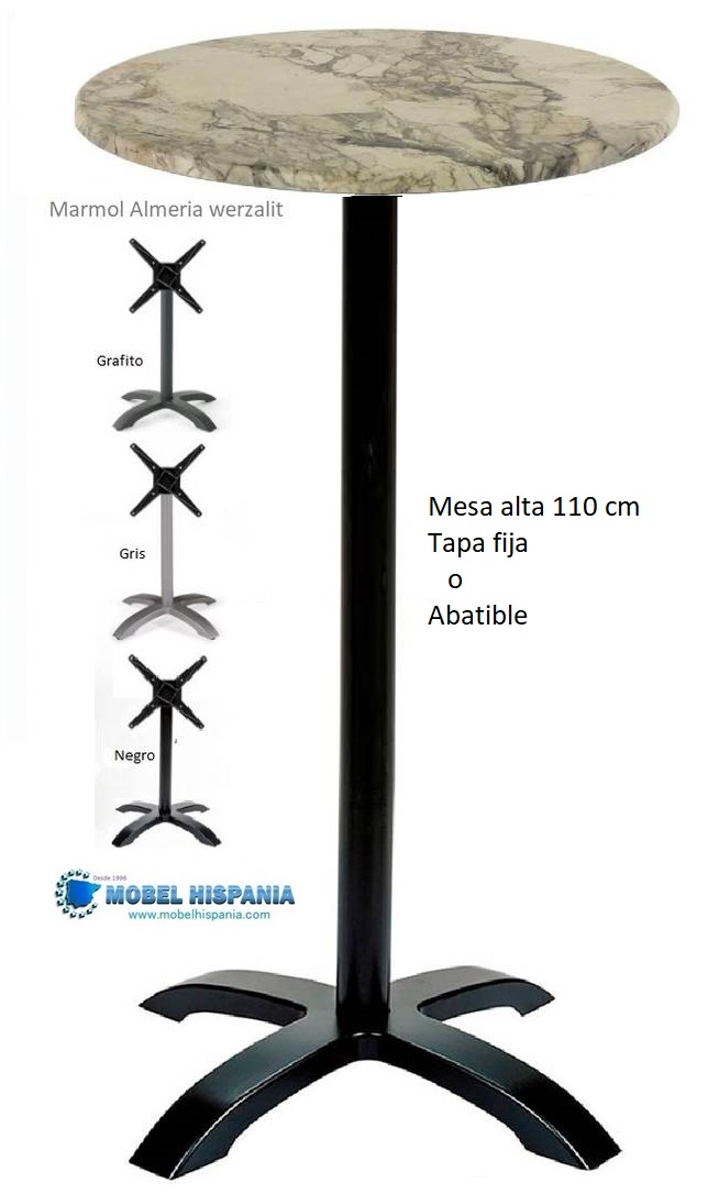 7760AB mesas altas abatible werzalit7