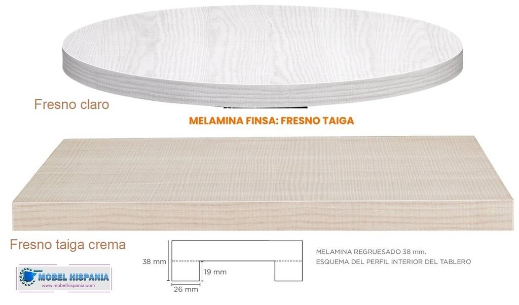 melamina Fresno taiga 1