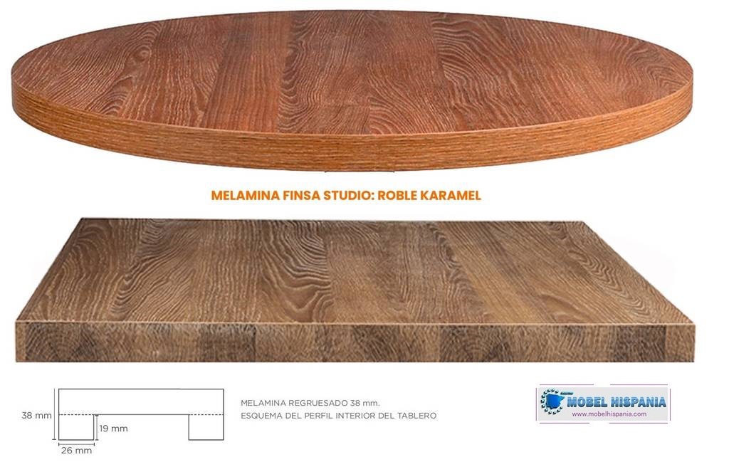 melamina roble karamel 1