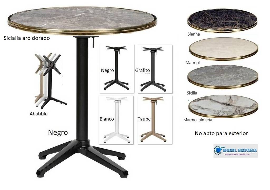 5400 mesa abatible aro