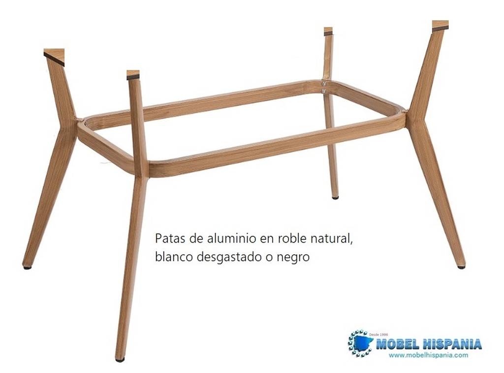 5210 mesa patas alu roble