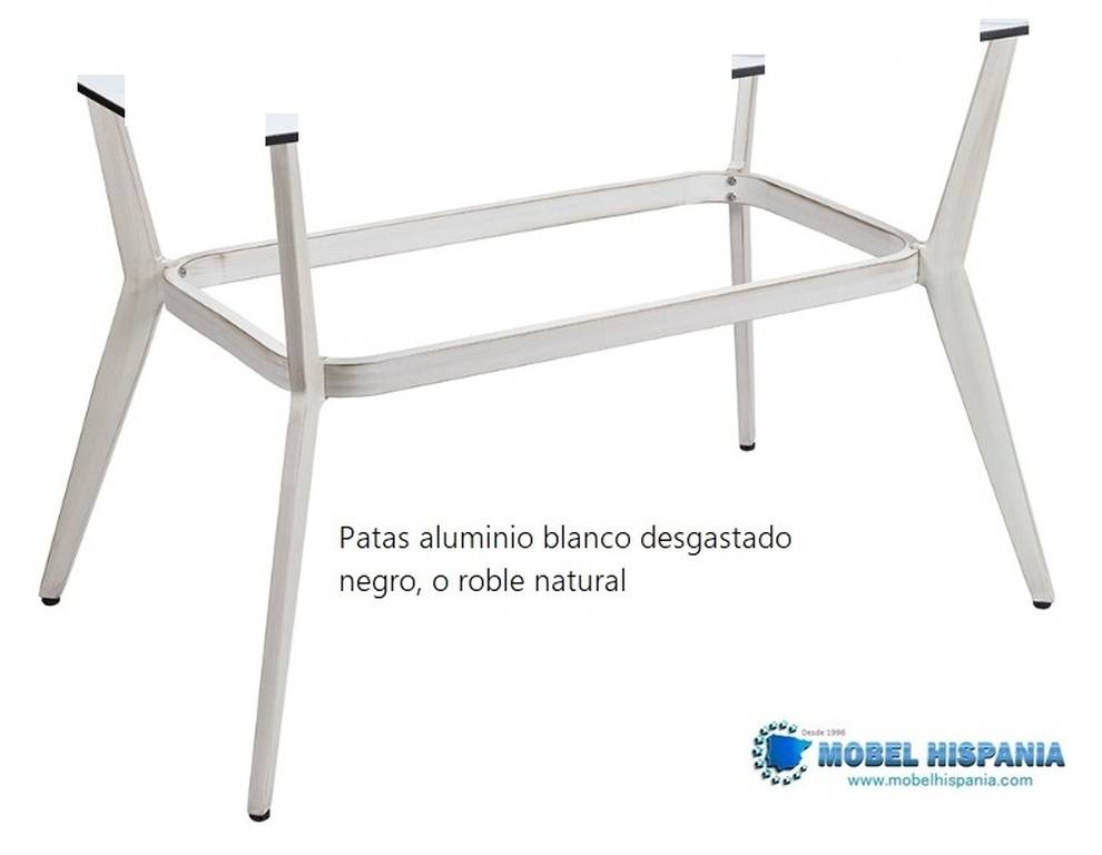 5210 mesa patas alu blanco