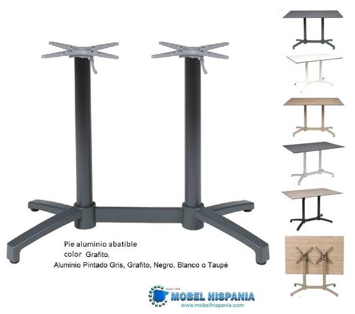 9111 mesa abatible grafito