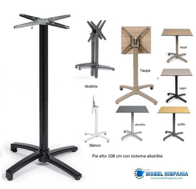 9147 pie abatible alluminio 2