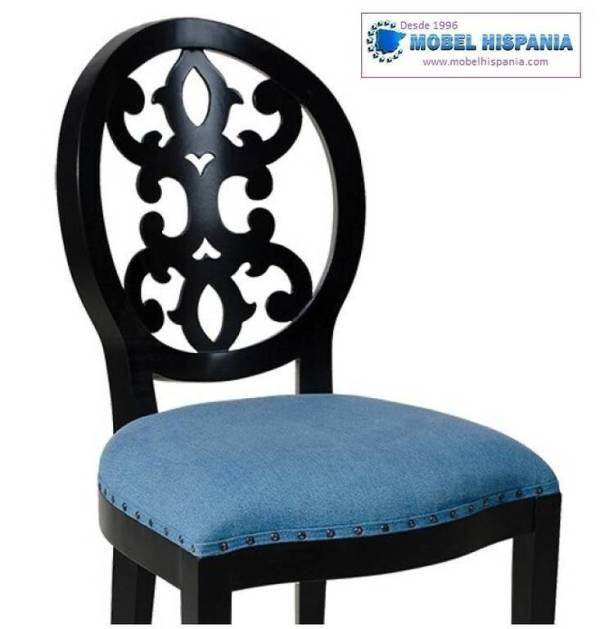 Rococo silla madera 1