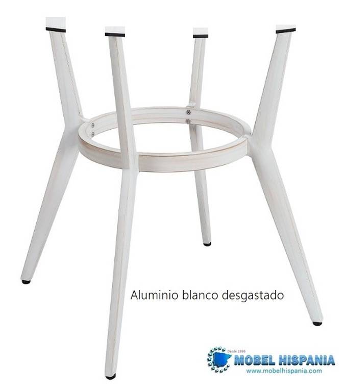 5200 Pies aluminio blanco