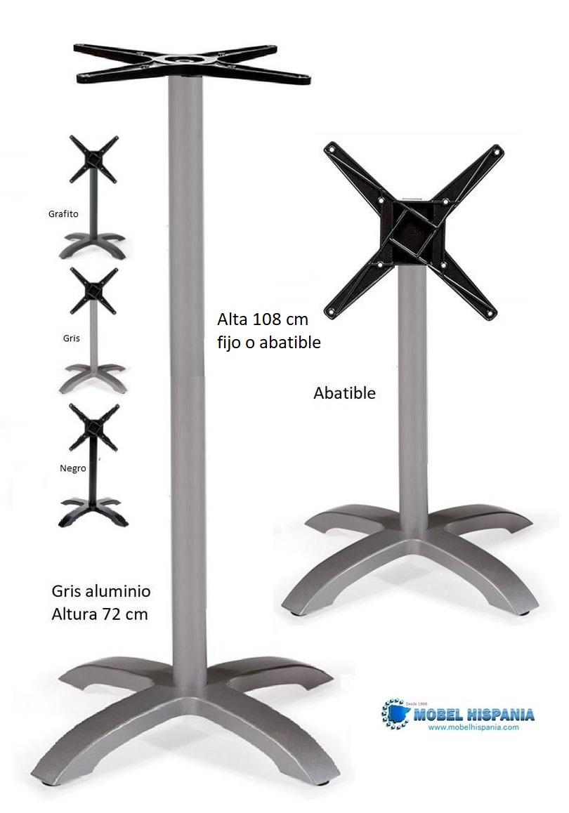 7760AB patas altas abatible gris 1