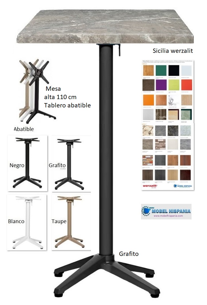 5500 mesa alta abatible werzalit 2