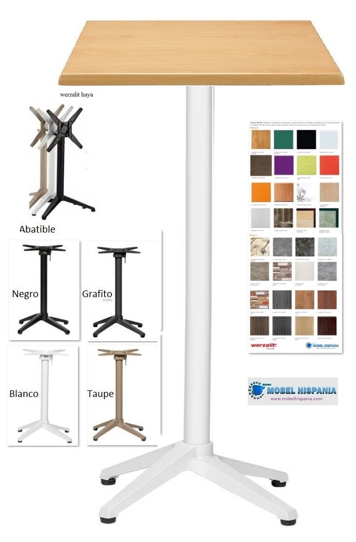 5500 mesa alta abatible werzalit 3