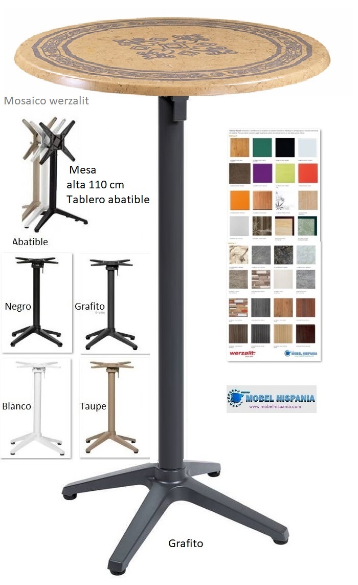 5500 mesa alta abatible werzalit 4