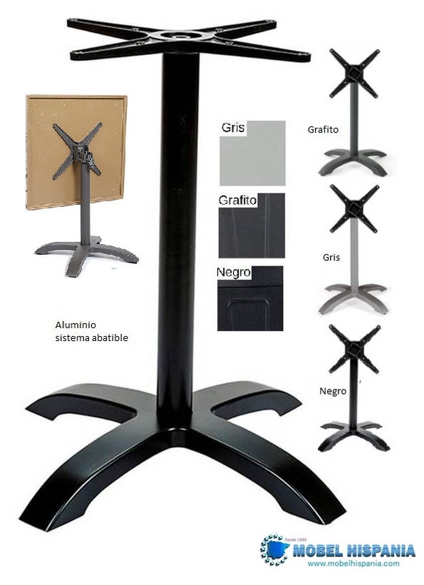 9707 patas mesa negro