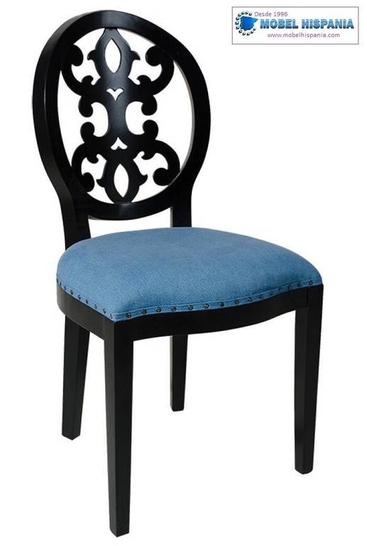 Rococo silla madera