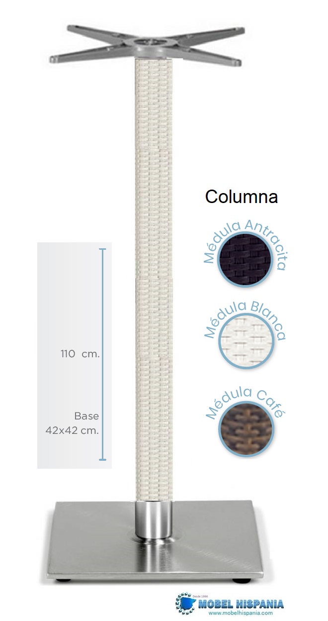 9155 pie mesa aluminio medula 1 2