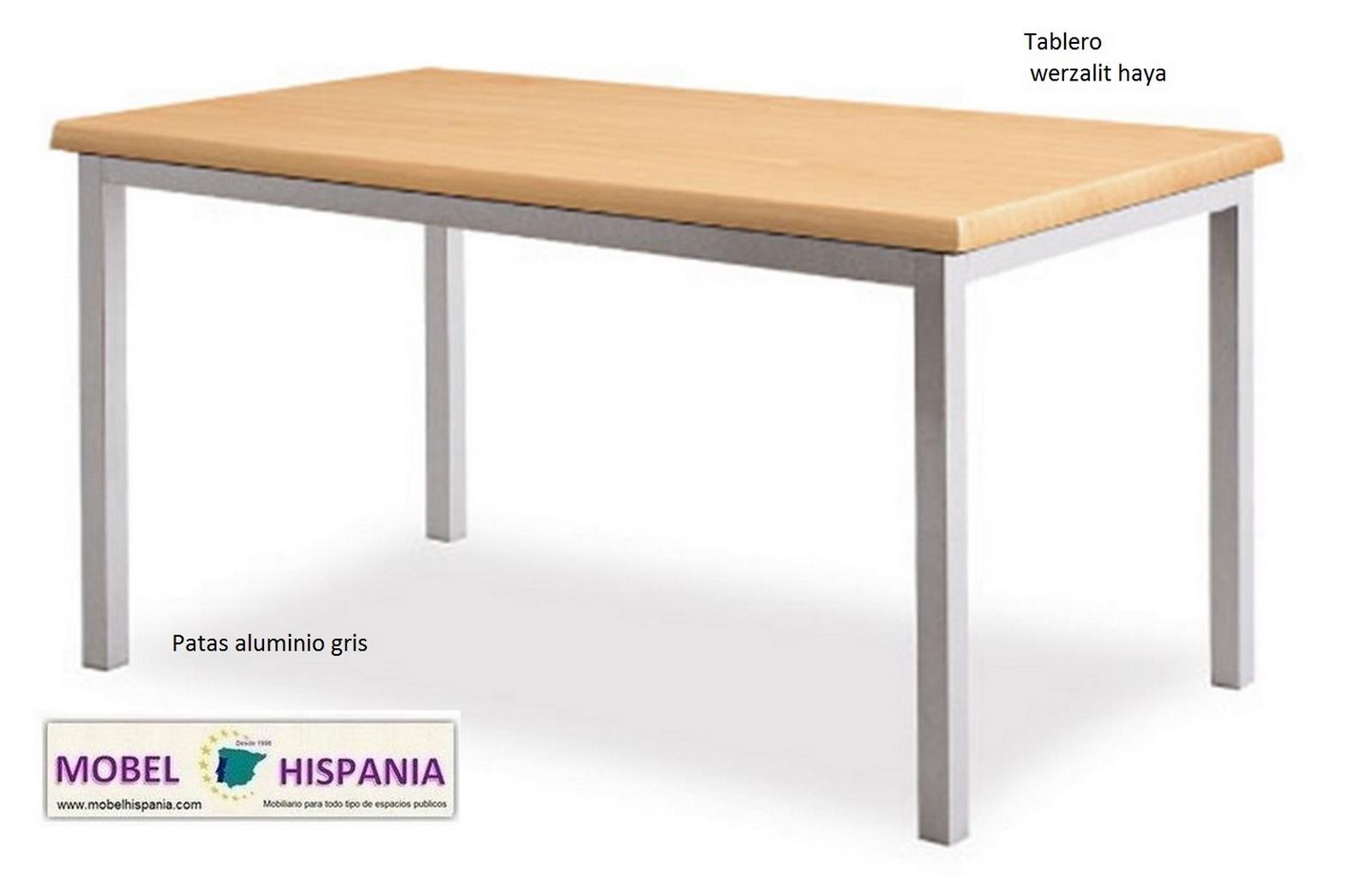 611-mesa-rectangular-aluminio-gris-hetre 611 mesa rectangular aluminio gris hetre