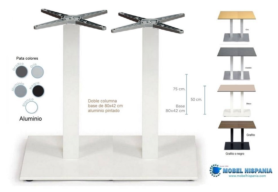 9811 pies doble alu blanco1