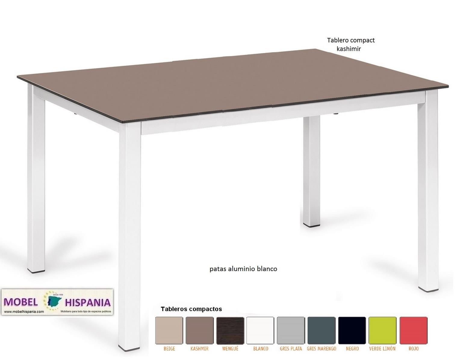 611-mesa-rectangular-aluminio-blanco-compact-kashimir 611 mesa rectangular aluminio blanco compact kashimir